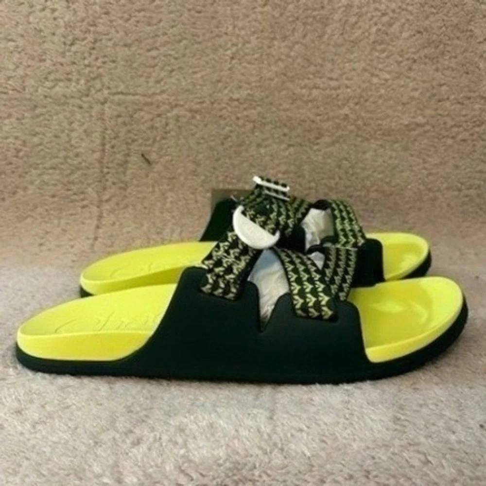 Chaco Chillos Slide Public Lands Evergreen Lime Green Mens 15 Sandals JCH198445